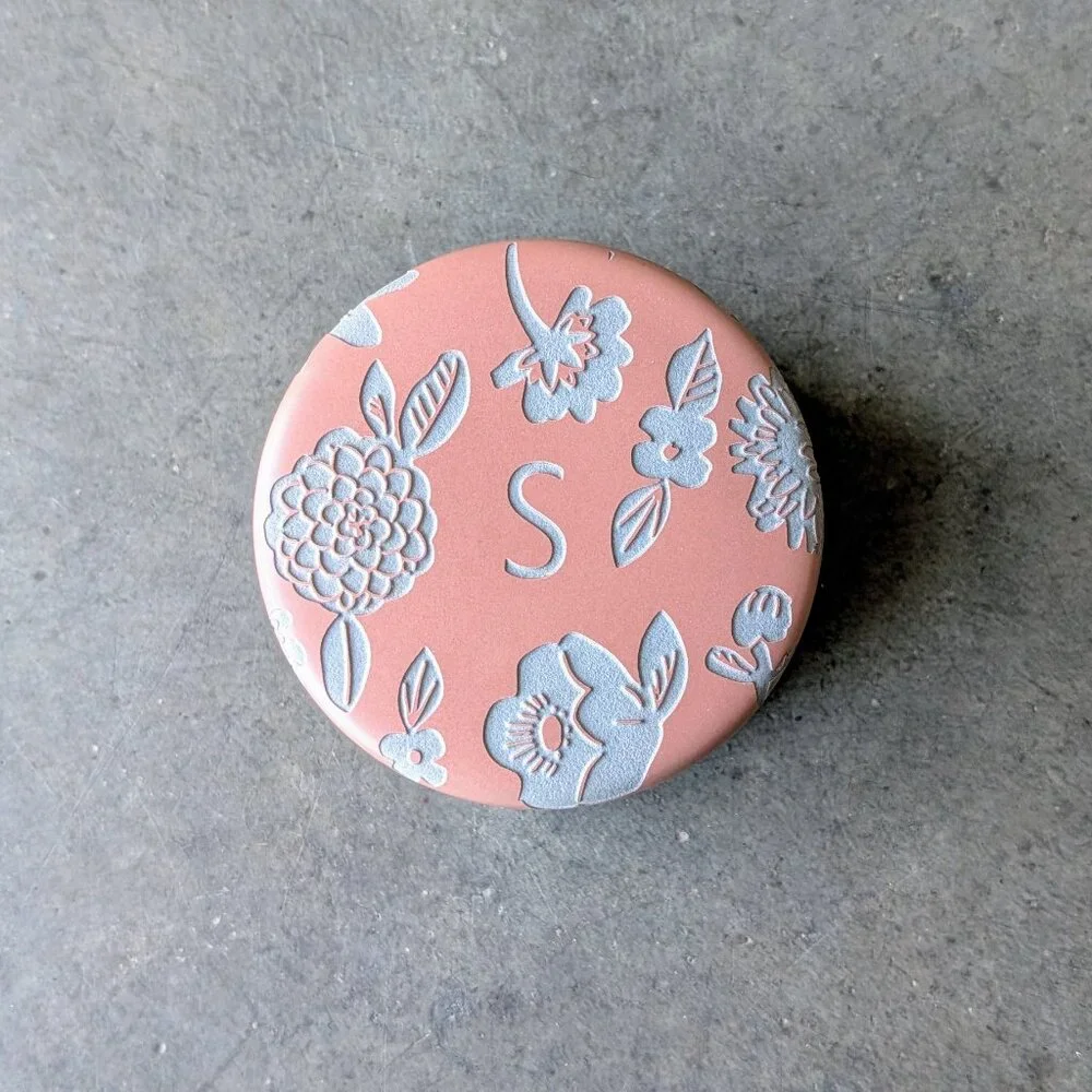 Anthropologie Masey Monogram Trinket Dish Ceramic Letter S